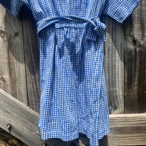 Talbots Blue and White V-Neck shorts jumpsuit romper NWT - Picture 10 of 10